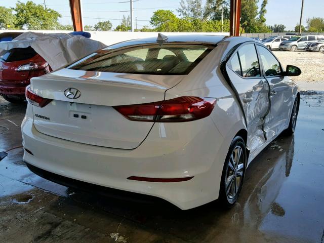 5NPD84LF6HH066360 - 2017 HYUNDAI ELANTRA WHITE photo 4