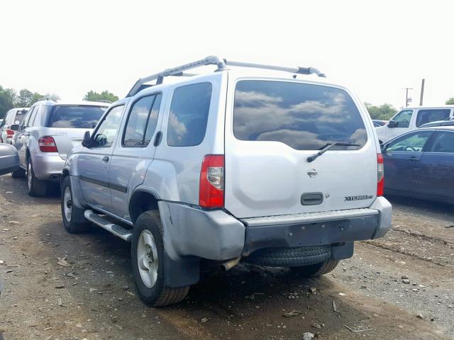 5N1ED28Y31C529843 - 2001 NISSAN XTERRA XE SILVER photo 3