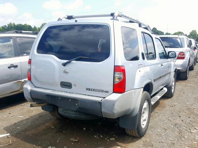 5N1ED28Y31C529843 - 2001 NISSAN XTERRA XE SILVER photo 4