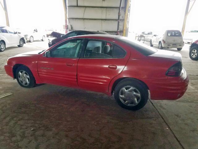1G2NE52T7XC541300 - 1999 PONTIAC GRAND AM S RED photo 9