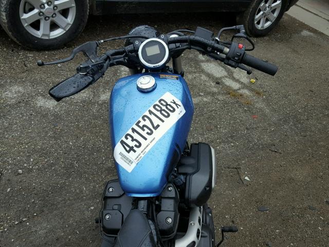 JYAVN05E5FA009979 - 2015 YAMAHA XVS950 CU BLUE photo 5