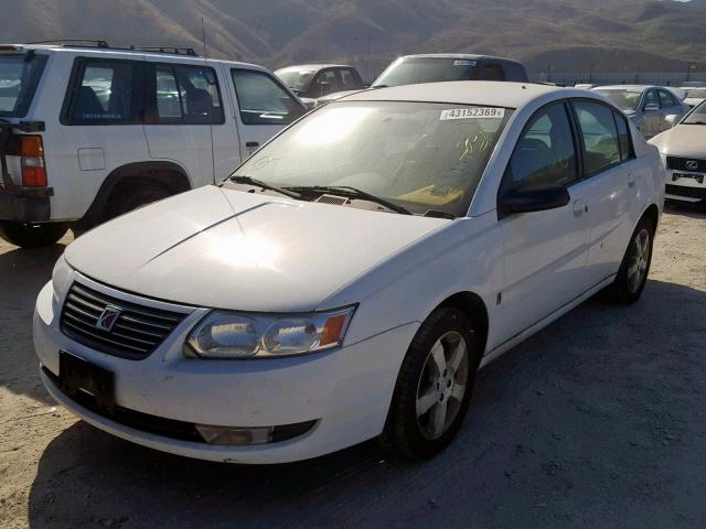 1G8AL55F67Z136753 - 2007 SATURN ION LEVEL WHITE photo 2