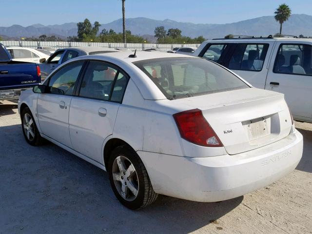 1G8AL55F67Z136753 - 2007 SATURN ION LEVEL WHITE photo 3