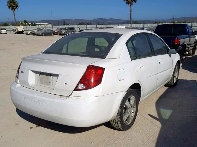 1G8AL55F67Z136753 - 2007 SATURN ION LEVEL WHITE photo 4