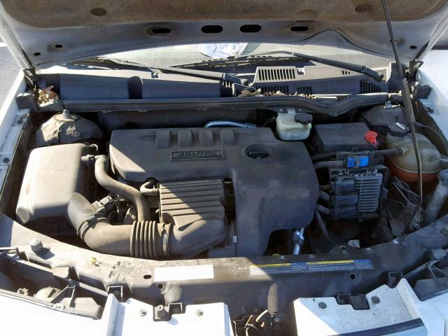 1G8AL55F67Z136753 - 2007 SATURN ION LEVEL WHITE photo 7