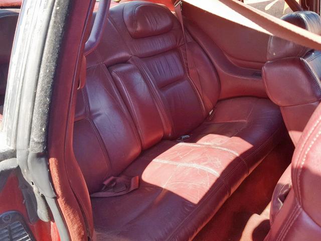 1G6EL12B1PU618824 - 1993 CADILLAC ELDORADO RED photo 6