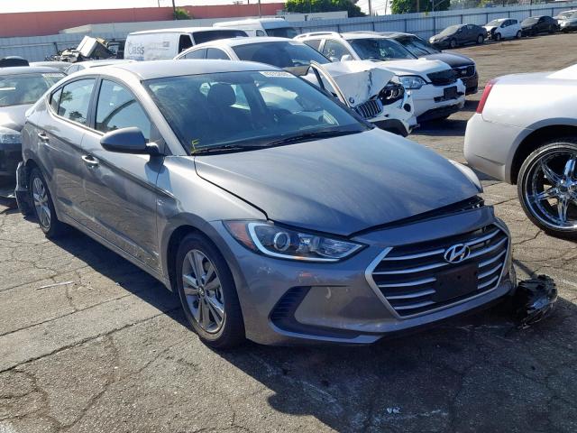 5NPD84LF1JH315427 - 2018 HYUNDAI ELANTRA SE GRAY photo 1