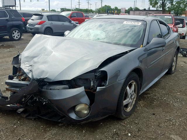 2G2WS542141213731 - 2004 PONTIAC GRAND PRIX GRAY photo 2