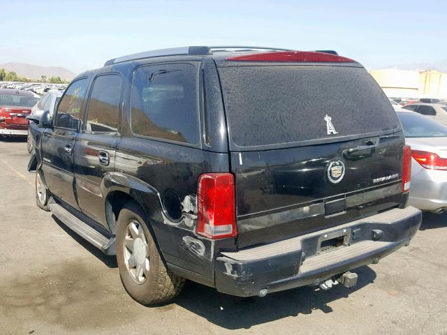 1GYEC63T22R104617 - 2002 CADILLAC ESCALADE L BLACK photo 3