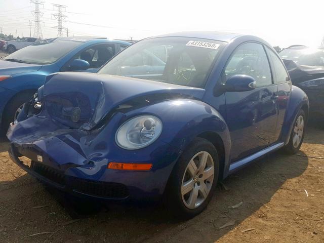 3VWRW31C77M505554 - 2007 VOLKSWAGEN NEW BEETLE Blau Foto 2