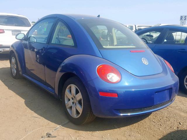 3VWRW31C77M505554 - 2007 VOLKSWAGEN NEW BEETLE Blau Foto 3