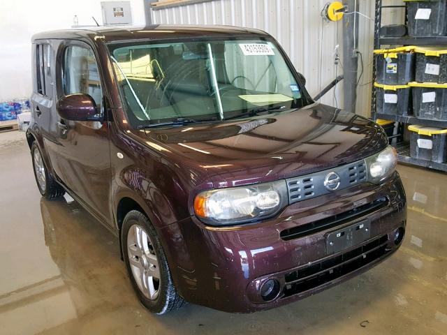 JN8AZ2KR6AT163175 - 2010 NISSAN CUBE BASE MAROON photo 1