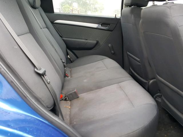 KL1TD5DEXBB150720 - 2011 CHEVROLET AVEO LS BLUE photo 6