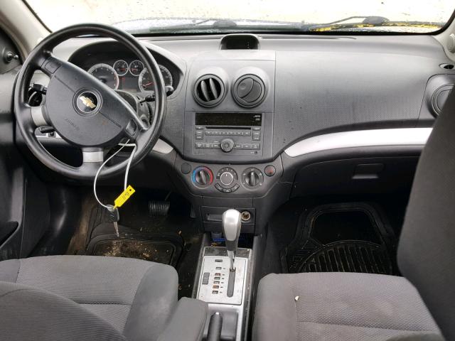 KL1TD5DEXBB150720 - 2011 CHEVROLET AVEO LS BLUE photo 9