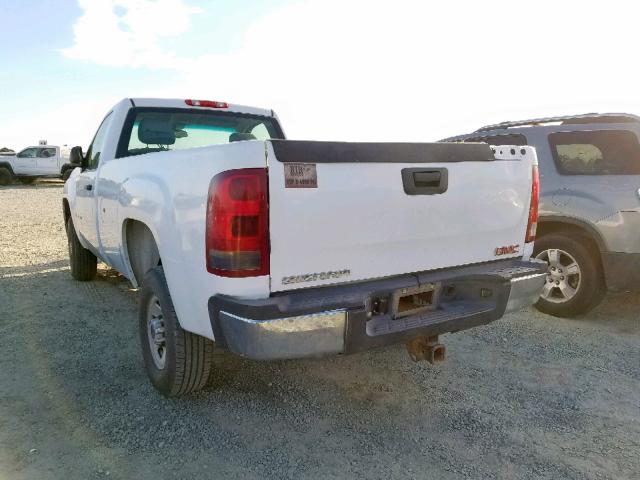 1GTHC24K57E564998 - 2007 GMC SIERRA C25 WHITE photo 3