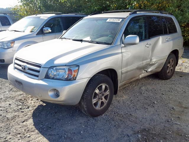 JTEGP21A150078772 - 2005 TOYOTA HIGHLANDER WHITE photo 2