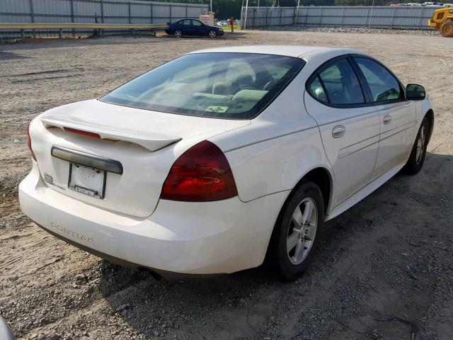 2G2WP552171214320 - 2007 PONTIAC GRAND PRIX WHITE photo 4