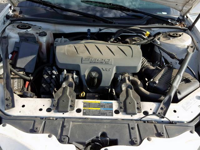 2G2WP552171214320 - 2007 PONTIAC GRAND PRIX WHITE photo 7