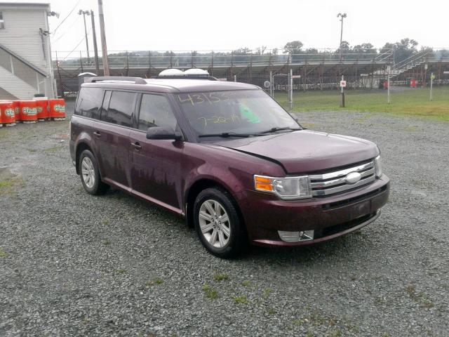 2FMGK5BC6BBD29604 - 2011 FORD FLEX SE MAROON photo 1