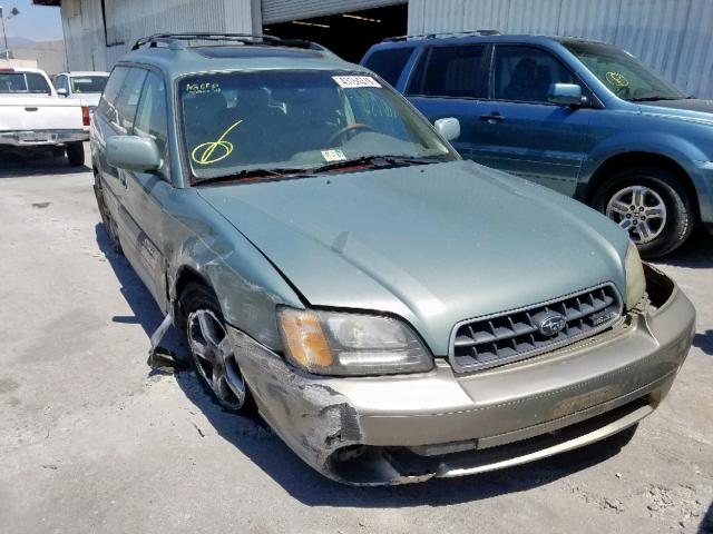 4S3BH806247608345 - 2004 SUBARU LEGACY OUT GREEN photo 1