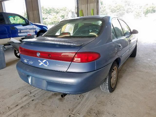 1MEFM10P8XW601552 - 1999 MERCURY TRACER GS BLUE photo 4