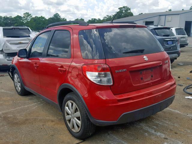 JS2YA5A39A6300369 - 2010 SUZUKI SX4 RED photo 3