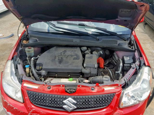 JS2YA5A39A6300369 - 2010 SUZUKI SX4 RED photo 7