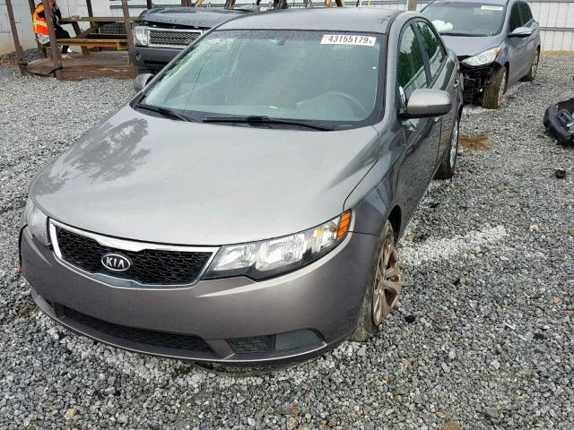 KNAFU4A22C5625235 - 2012 KIA FORTE EX GRAY photo 2