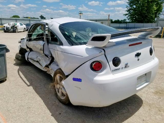 1G1AL15F167757481 - 2006 CHEVROLET COBALT WHITE photo 3