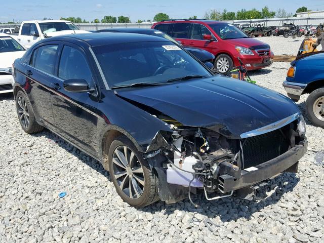 1C3CCBBG9DN738807 - 2013 CHRYSLER 200 TOURIN BLACK photo 1