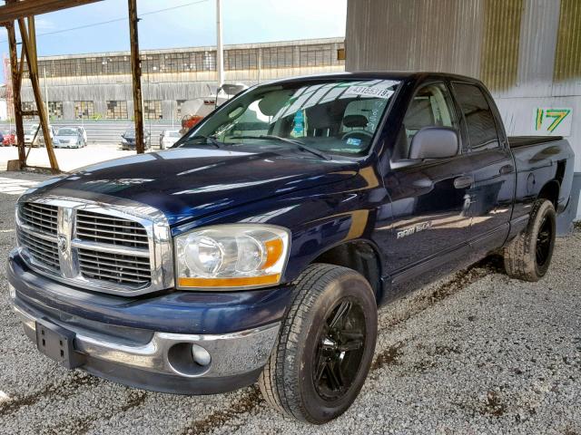 1D7HA18N46S679859 - 2006 DODGE RAM 1500 S BLUE photo 2