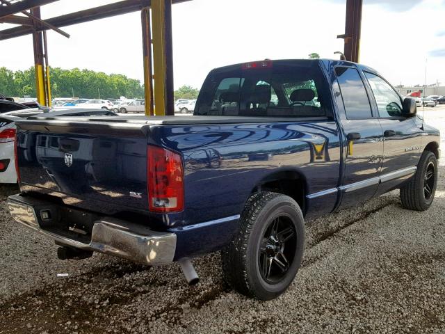 1D7HA18N46S679859 - 2006 DODGE RAM 1500 S BLUE photo 4