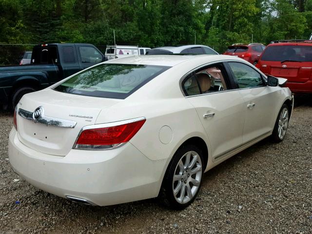 1G4GE5EV4AF200052 - 2010 BUICK LACROSSE C WHITE photo 4