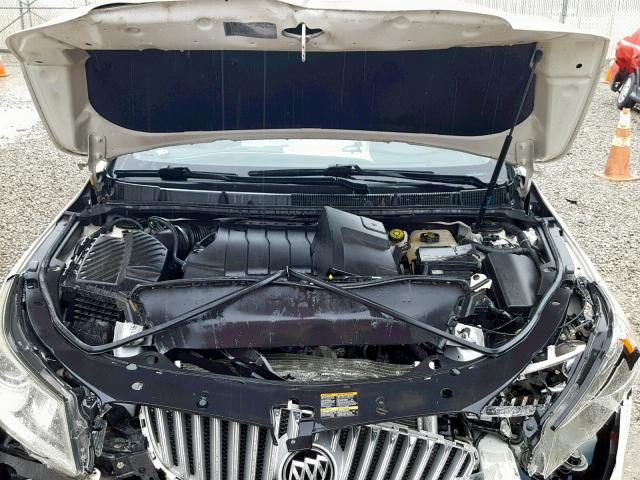 1G4GE5EV4AF200052 - 2010 BUICK LACROSSE C WHITE photo 7