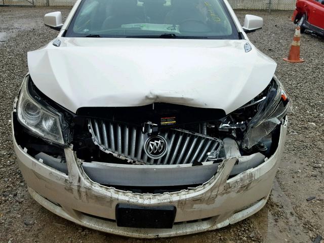 1G4GE5EV4AF200052 - 2010 BUICK LACROSSE C WHITE photo 9