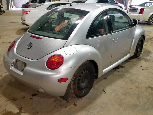 3VWBB61C2WM034443 - 1998 VOLKSWAGEN NEW BEETLE ვერცხლისფერი ფოტო 4