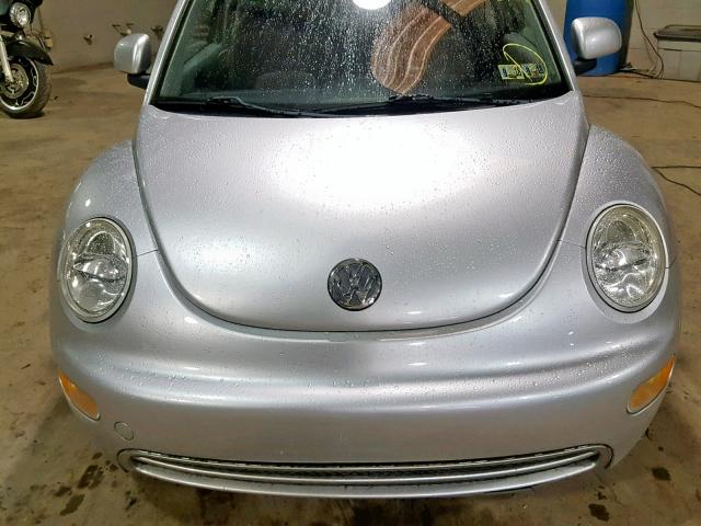 3VWBB61C2WM034443 - 1998 VOLKSWAGEN NEW BEETLE ვერცხლისფერი ფოტო 9