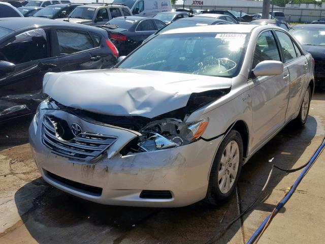 4T1BB46K89U080250 - 2009 TOYOTA CAMRY HYBR SILVER photo 2