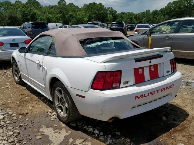 1FAFP45X2YF290999 - 2000 FORD MUSTANG GT WHITE photo 3