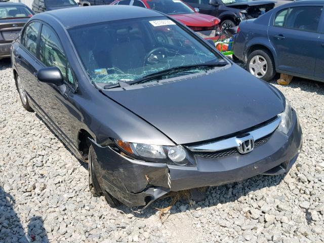 2HGFA16369H337104 - 2009 HONDA CIVIC VP GRAY photo 1