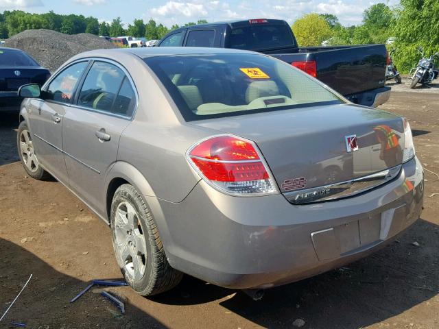 1G8ZS57B18F277927 - 2008 SATURN AURA XE GOLD photo 3