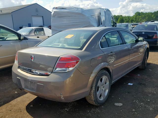 1G8ZS57B18F277927 - 2008 SATURN AURA XE GOLD photo 4