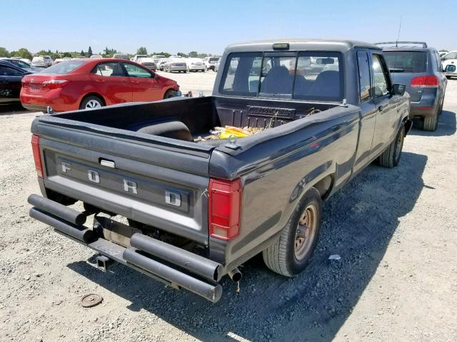 1FTCR14T6KPA12032 - 1989 FORD RANGER SUP GRAY photo 4