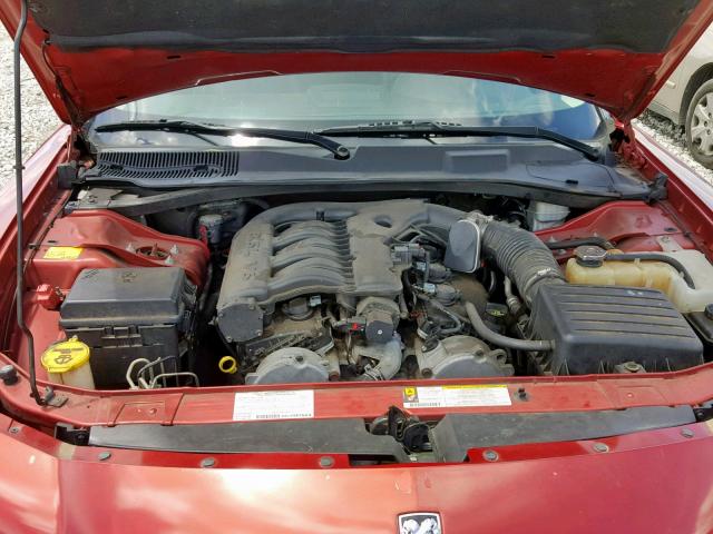 2B3LK33G08H328643 - 2008 DODGE CHARGER SX RED photo 7