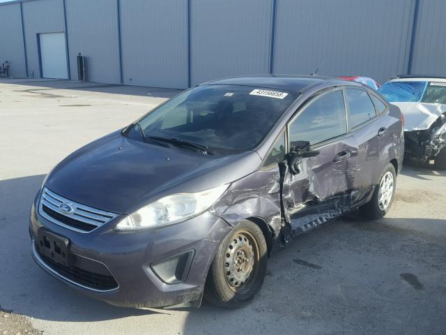 3FADP4BJ7CM145165 - 2012 FORD FIESTA SE BLUE photo 2