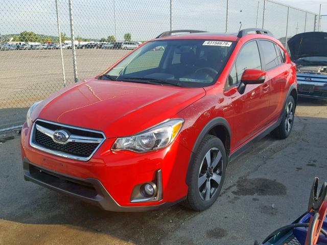 JF2GPABC3H8206385 - 2017 SUBARU CROSSTREK RED photo 2