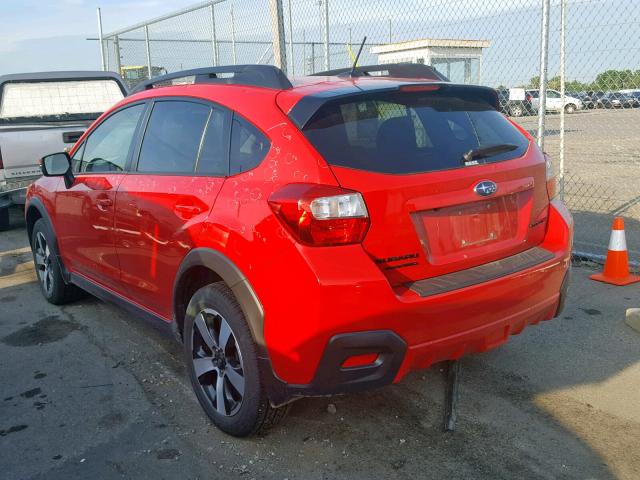 JF2GPABC3H8206385 - 2017 SUBARU CROSSTREK RED photo 3