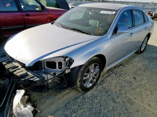 2G1WC5E36D1239590 - 2013 CHEVROLET IMPALA LTZ SILVER photo 2