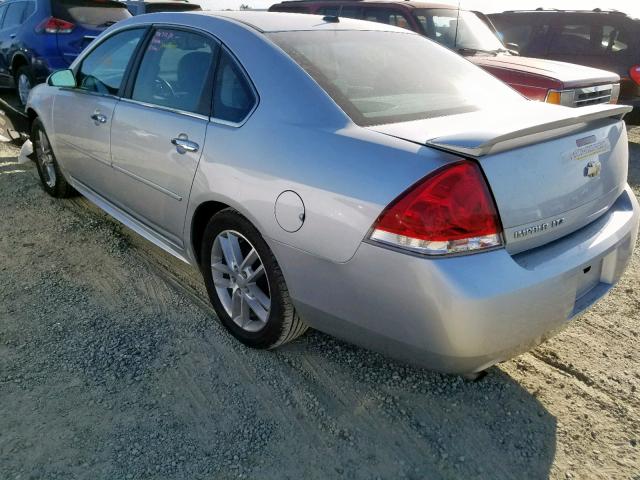 2G1WC5E36D1239590 - 2013 CHEVROLET IMPALA LTZ SILVER photo 3