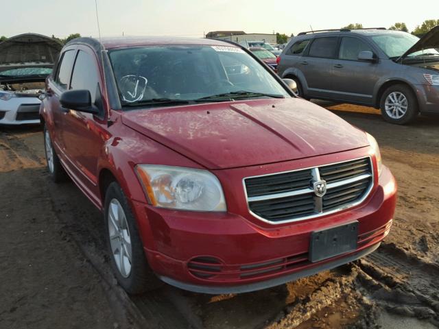 1B3HB48B17D520853 - 2007 DODGE CALIBER SX RED photo 1